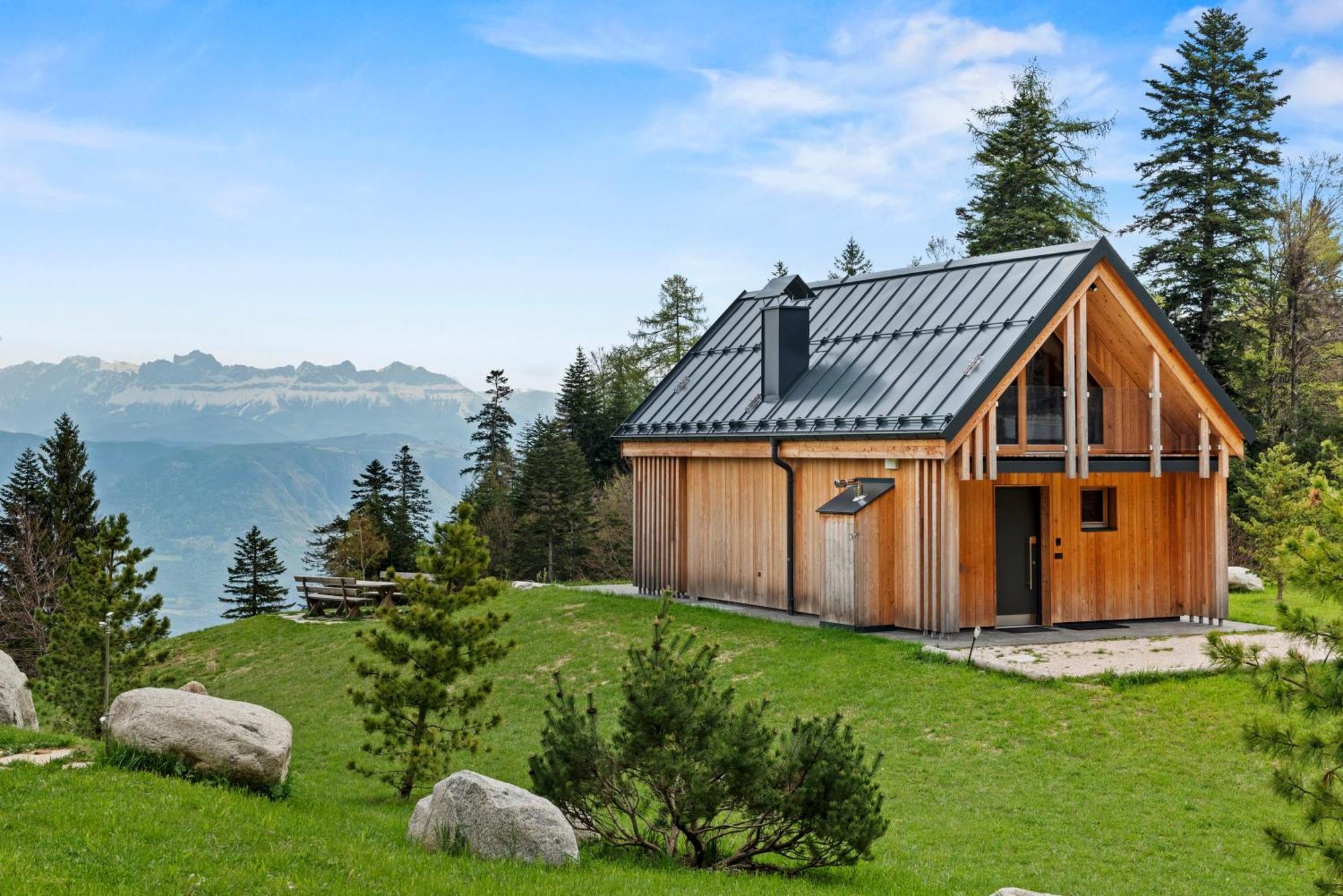 New Opening "Sissi Chalets" - Unique Luxury Hideaway With Mountain View & Sauna Mendola Exterior foto