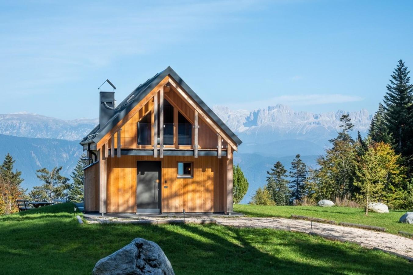 New Opening "Sissi Chalets" - Unique Luxury Hideaway With Mountain View & Sauna Mendola Exterior foto